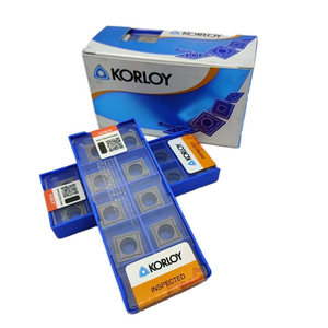 Korloys Original SCMT09T304/120408 Series Square Blade CNC Turning Tool Fine Grain Inner Boring PVD Coated Stainless Steel