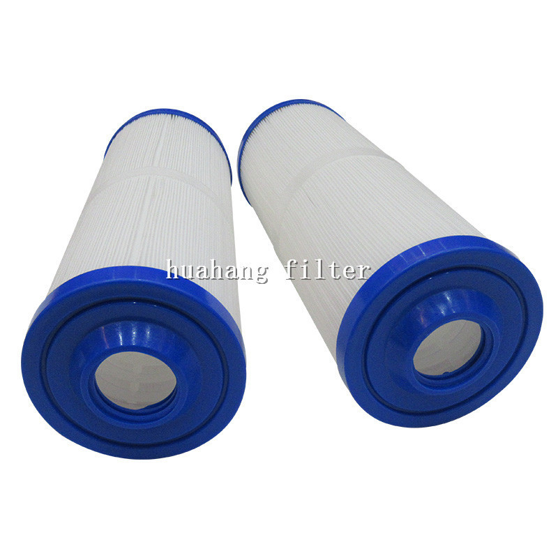 Big blue polyester filter element  large flow PP pleated condensate water filter cartridges 1 micron  for swimming pool filter