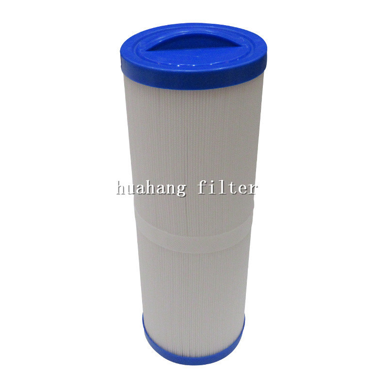 Big blue polyester filter element  large flow PP pleated condensate water filter cartridges 1 micron  for swimming pool filter