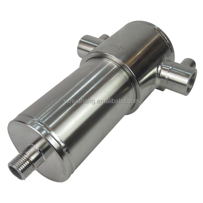 with adjustable connection method can be cleaned Stainless steel filter housing