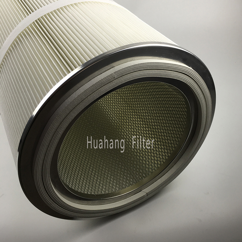 Powder coating air cartridge filter for a reverse pulse cleaning system customize industry dust collection filter