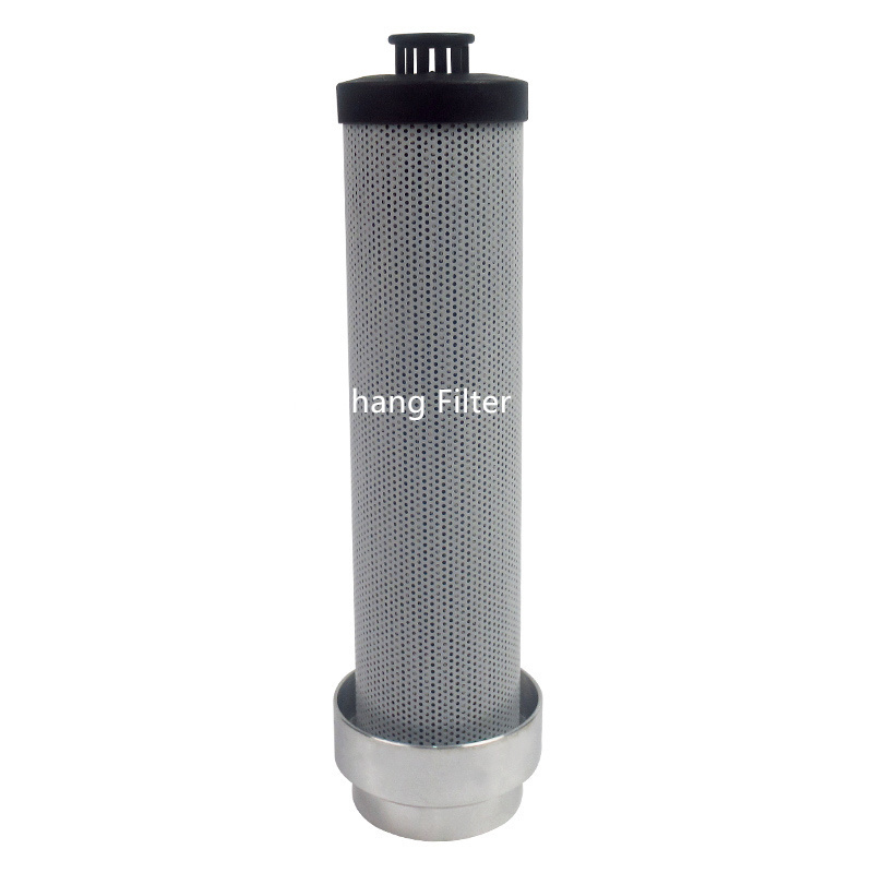 Stainless steel end cap fiberglass mesh hydraulic oil filter Oil impurity removal filter element for Machinery industry