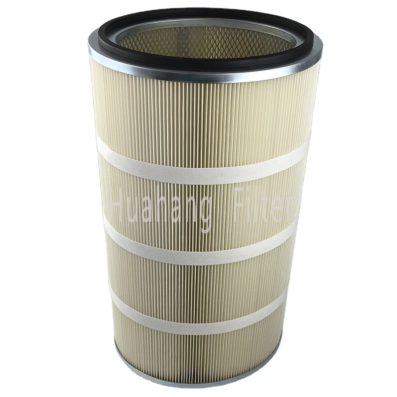 Powder coating air cartridge filter for a reverse pulse cleaning system customize industry dust collection filter