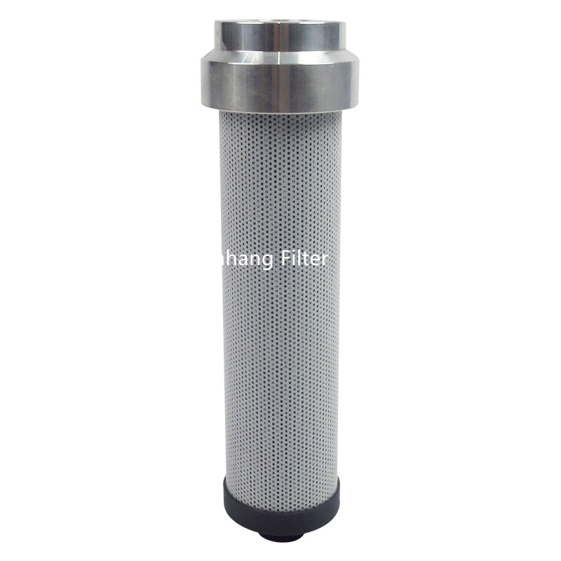 Stainless steel end cap fiberglass mesh hydraulic oil filter Oil impurity removal filter element for Machinery industry