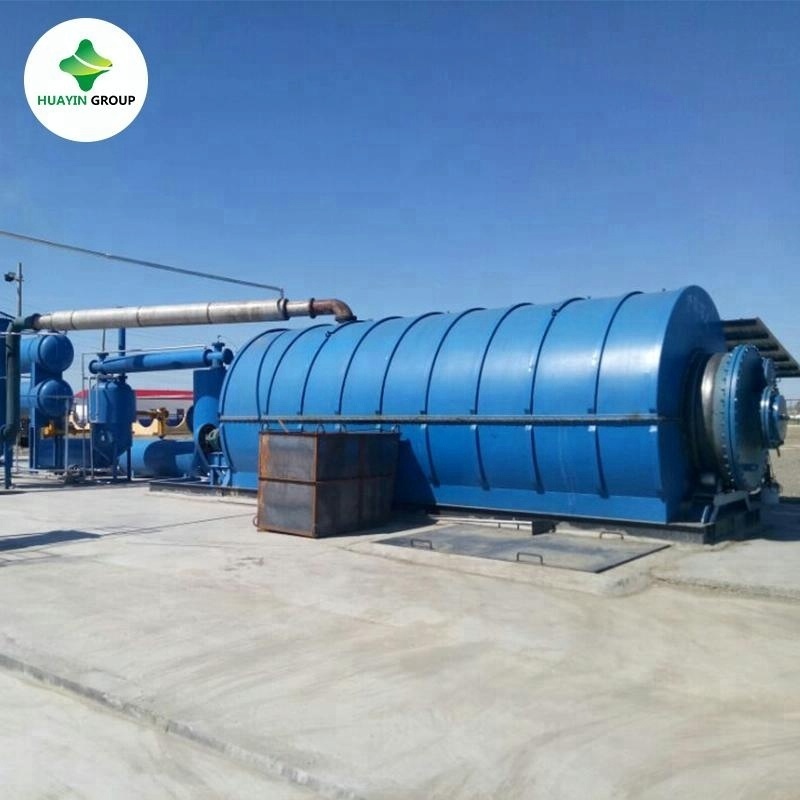 5ton-30ton full automatic continuous scrap rubber tyre pyrolysis to oil equipment