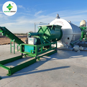 12tons tyre pyrolysis diesel machine tire recycling to fuel oil production line