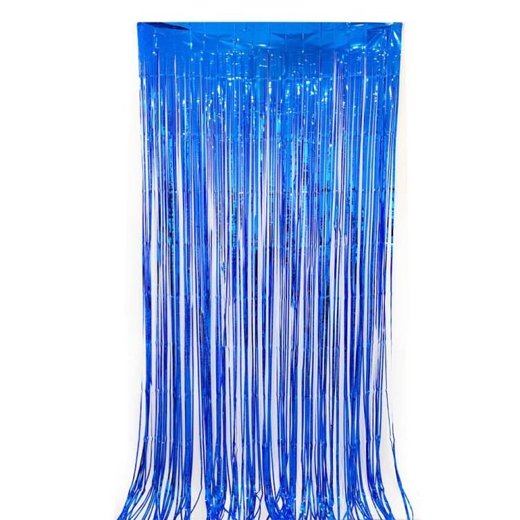 Metallic Tinsel Foil Fringe Curtains Streamer Backdrop Eco-friendly Party Curtains for Birthday Festival Decorations