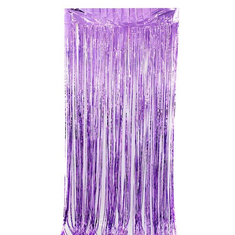 Metallic Tinsel Foil Fringe Curtains Streamer Backdrop Eco-friendly Party Curtains for Birthday Festival Decorations