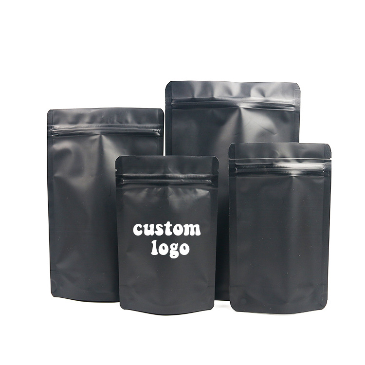 Custom Printing Matte Finished Stand Up Ziplock Pouch 1g 1/8oz 3.5 gram 4 x 6 Smell Proof Zip Lock Special Mylar Bags for Candy