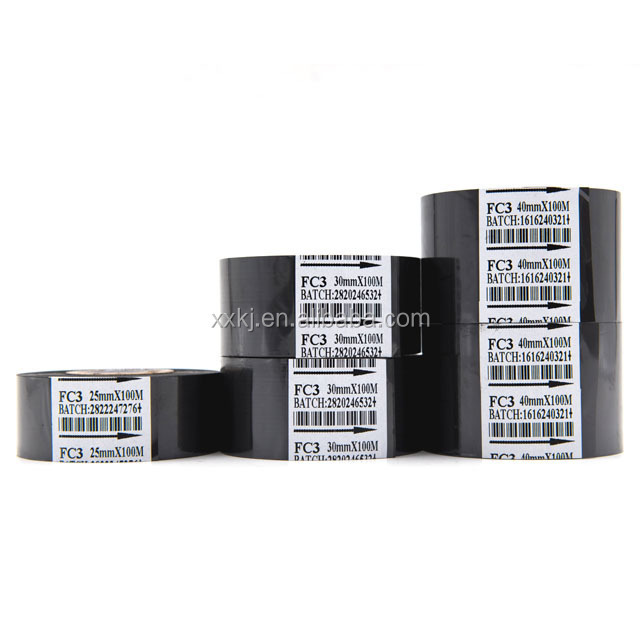 FC3 25mm*100m Ribbon For Hp-241b/Dy-8 Date Coding Machine Printing Raw Materials Hot Stamp Date Coder Ribbon