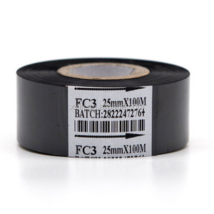 FC3 25mm*100m Ribbon For Hp-241b/Dy-8 Date Coding Machine Printing Raw Materials Hot Stamp Date Coder Ribbon