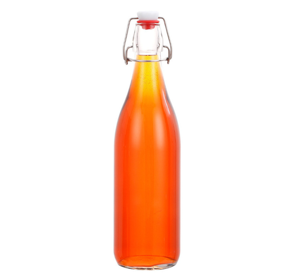 16 oz 500ML Swing Top Glass Bottles with Caps Stoppers for Water Liquor Kombucha Small Glass bottles