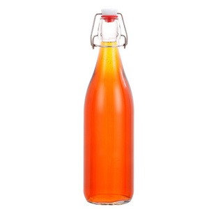 16 oz 500ML Swing Top Glass Bottles with Caps Stoppers for Water Liquor Kombucha Small Glass bottles