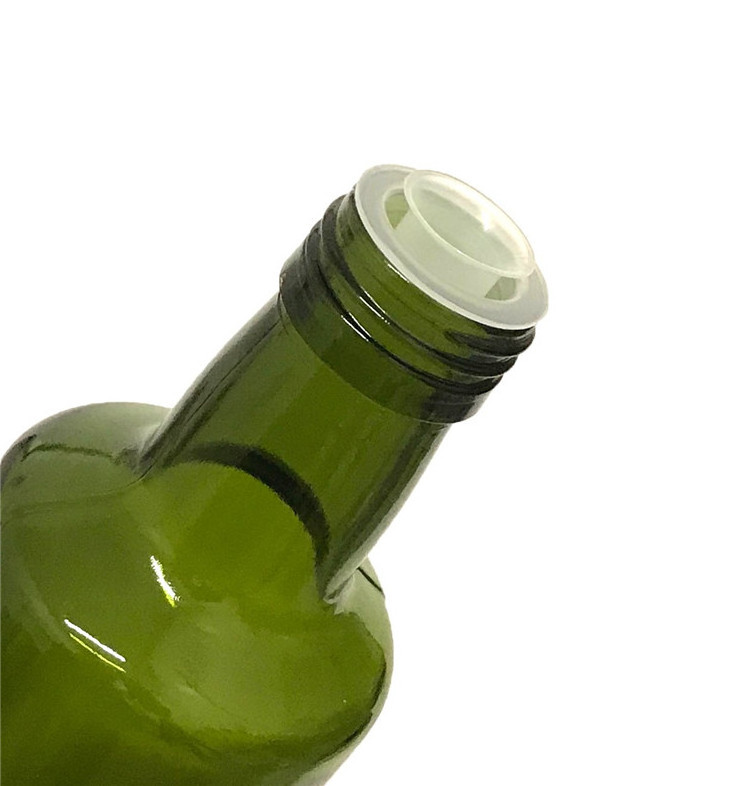 Wholesale 100ML 250ML 500ML 750ML Amber Green Round Olive Oil Camellia Oil Bottle With Lids