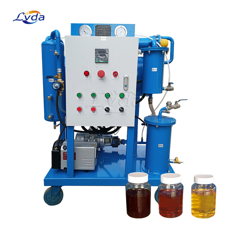 Best price mobile vacuum dehydration forklift hydraulic oil filtration