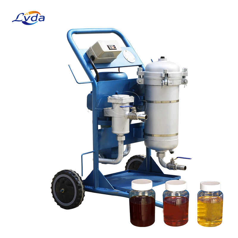 Easy operation purifier machine power plant mobile turbine oil filtration