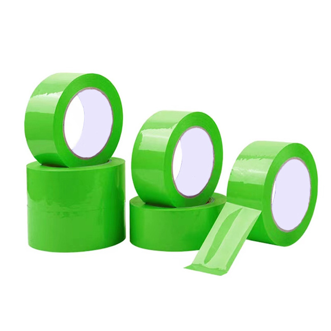 wholesale green sealing glue carton sealing tape price bopp packaging adhesive tape carton sealing bopp adhesive tape