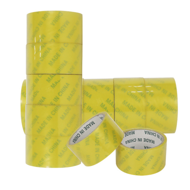 Super Clear  Bopp Tape Packaging Water Acrylic Adhesive Printed Packing Tape Clear Bopp Opp Packing Tape For Carton Sealing