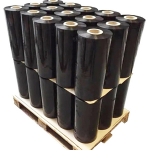 Wholesale Customize Black Pe Wrapping Film Stretch Pe Pallet Stretch Film Supplier Stretch Film lldpe