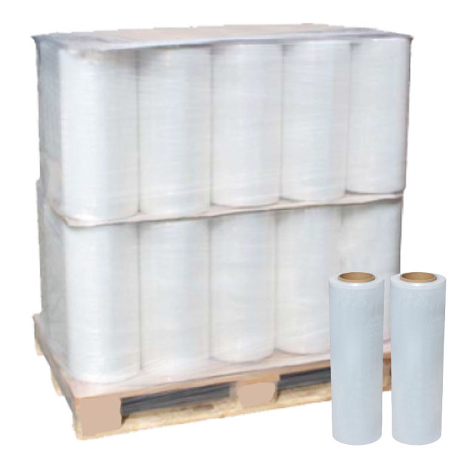 Pe Pallet Film Plastic Clear Caststretch Film Lamination For Packing Pe Stretch Film