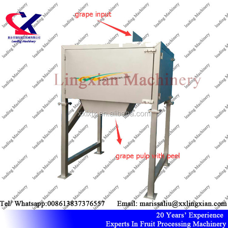 Stainless steel Grape Seeds Removing Machine 2.5t/h Grape Seed Remover/ Grape seed separating Machine