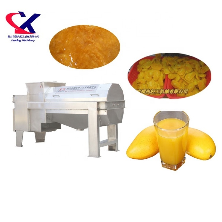 Stainless Steel Mango Seed Removing Machine/Mango Juice Processing Machine 3000KG/H