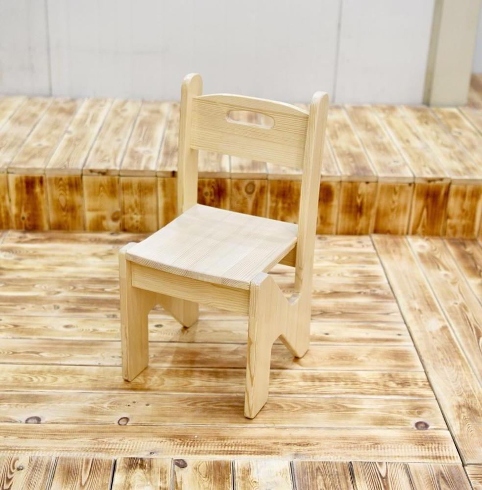 Wooden children's dining shoes creative small wood making chair