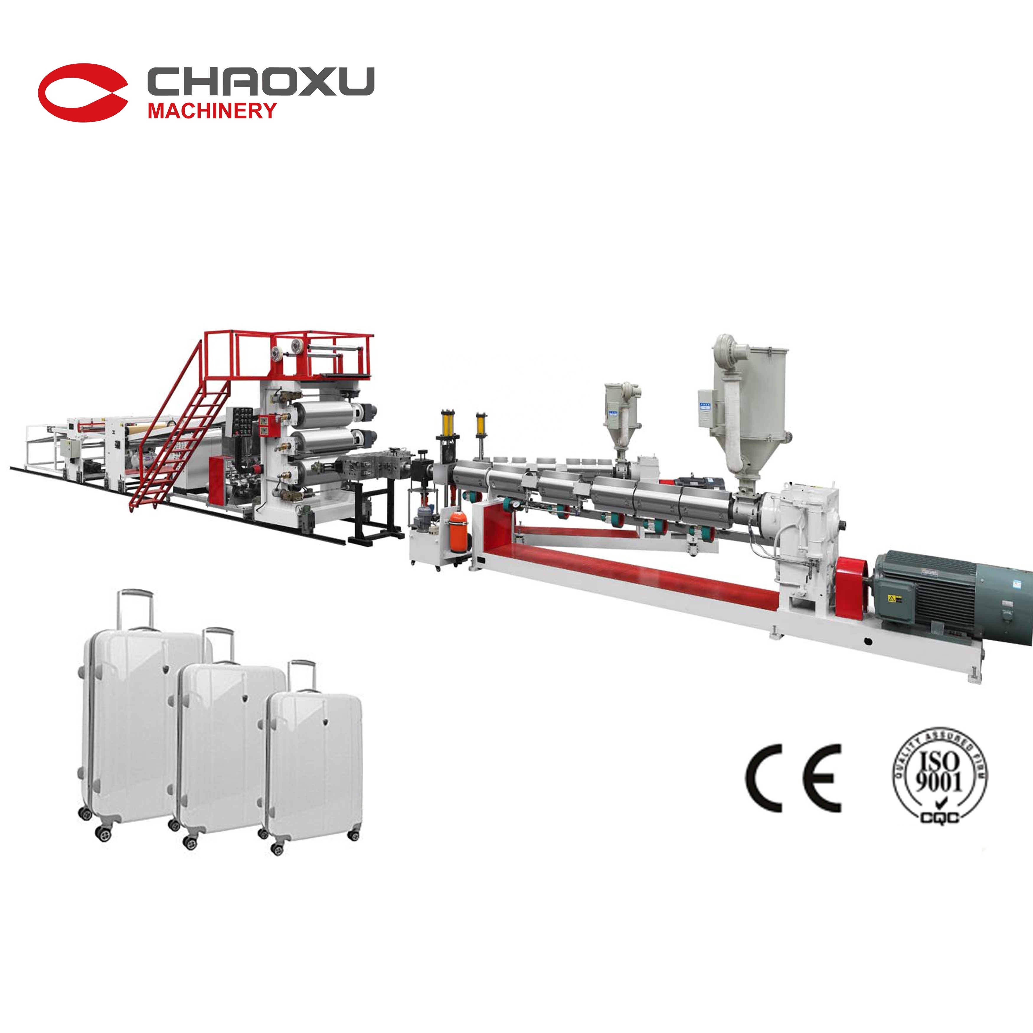 Abs Pc Sheet Making Machine Luggage Plate Extrusion Machine