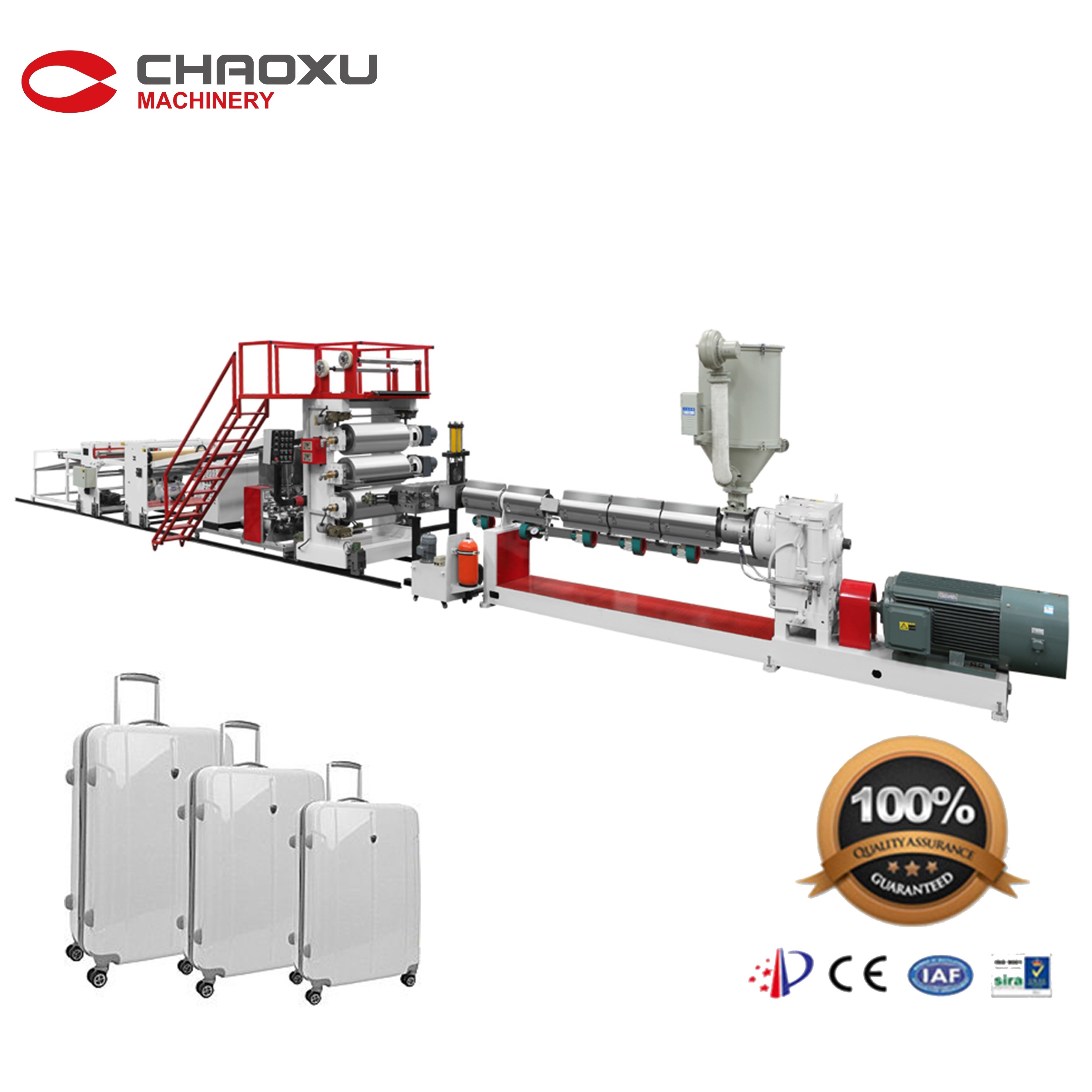 Plastic Travel Bags/Luggages Making Machine, Extruder Machine