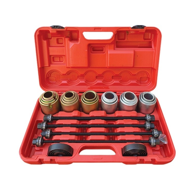 Universal Remove and Install Sleeve Kit Bearing Seal Driver Removal 26 Pcs Bush Bearing Removal Tool Set