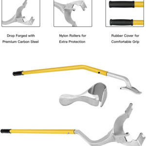 Tire Mount Demount Tool 17.5" to 24" Tire Changer Steel Bead Breaker Tubeless Truck Manual Tire Changing Tools for Car Repairing