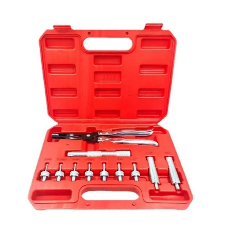 Factory Supply 11 Piece Valve Stem Seal Remover and Installer Tool Kit Pliers Drive Handle Sockets Adapters