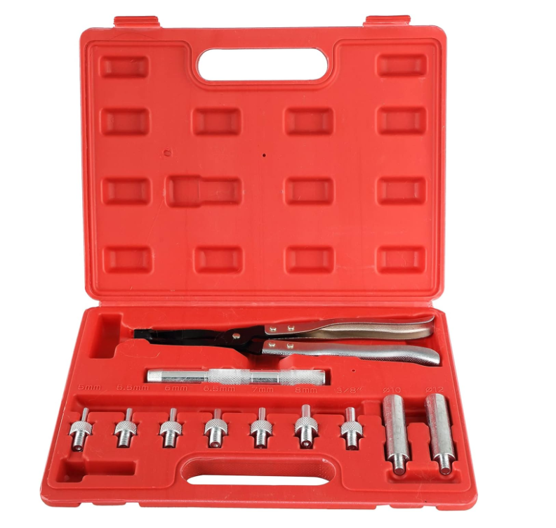 11Pcs Valve Seal Remover and Installer Kit Valve Stem Seal Removal Tool Kit with Pliers