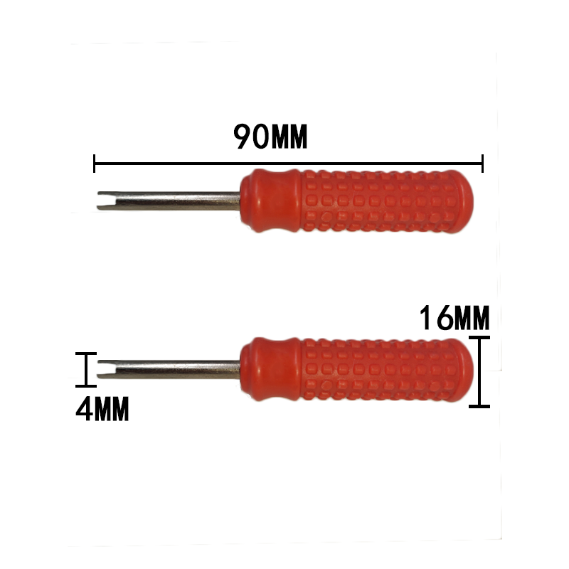 Valve Stem Removal Tool Remove and Install Tire Valve Core Tyre Valve Core Remover Installer Screwdriver with  Plastic Handle