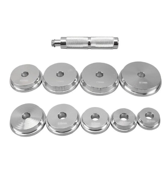 Garage Tool 10Pcs Professional Wheel Aluminium Bearing Race Seal Driver Set