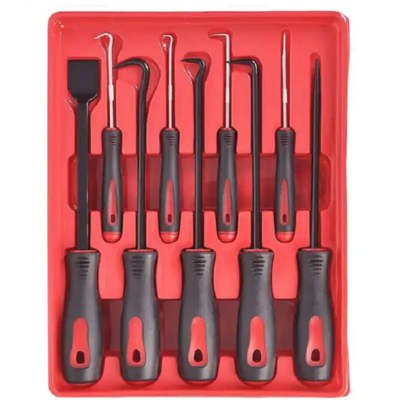 Garage Workshop Tool Set 9pc Scraper & Pick Hook Gasket Scraping Hose Removal Ideal for Gasket Scraping and Hose Removal