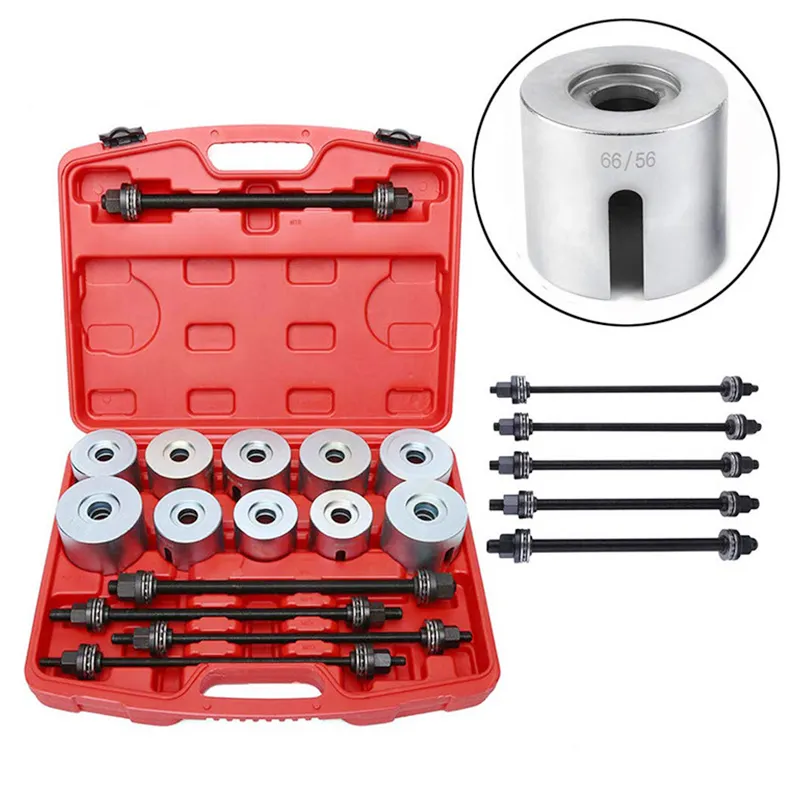 Bushing Driver Set 27Pcs Carbon Steel Bushing Removal Tool for Bearings for Seals for Extraction Drawing In Bushes