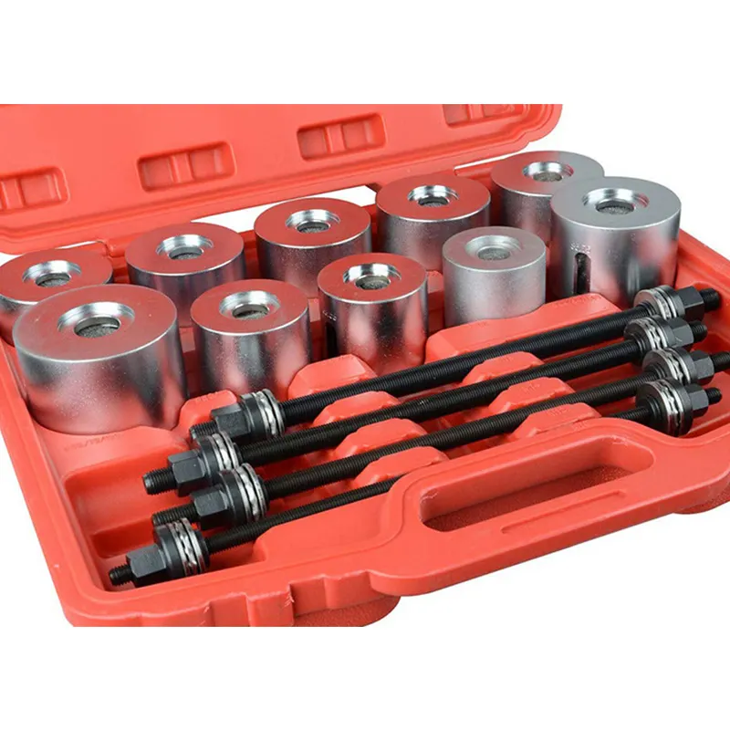 Bushing Driver Set 27Pcs Carbon Steel Bushing Removal Tool for Bearings for Seals for Extraction Drawing In Bushes