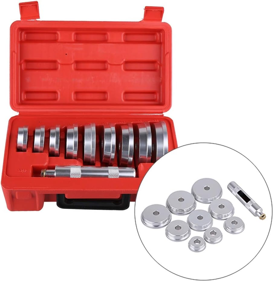 Garage Tool 10Pcs Professional Wheel Aluminum Bearing Race Seal Driver Set for Car Repair