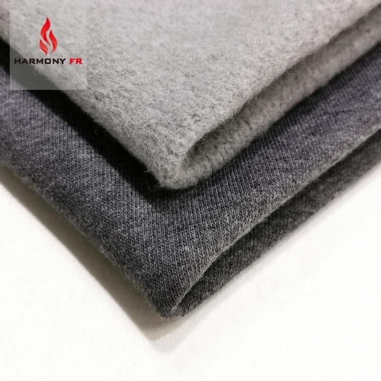 95% Cotton 5% Spandex Fire Proof Fleece Fabric For Hoodie