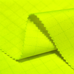 NFPA 2112 EN1149 Woven 68%Modacrylic 38% Cotton 2% AS Blended Hi Vis Anti Static FR Fire Retardant Modacrylic Fiber Fabric