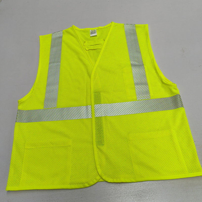 Custom Safety Waistcoats Work Yellow High Visibility Modacrylic Cotton Hivis Mesh Flame Retardant Class 2 Reflective Hi Vis Vest