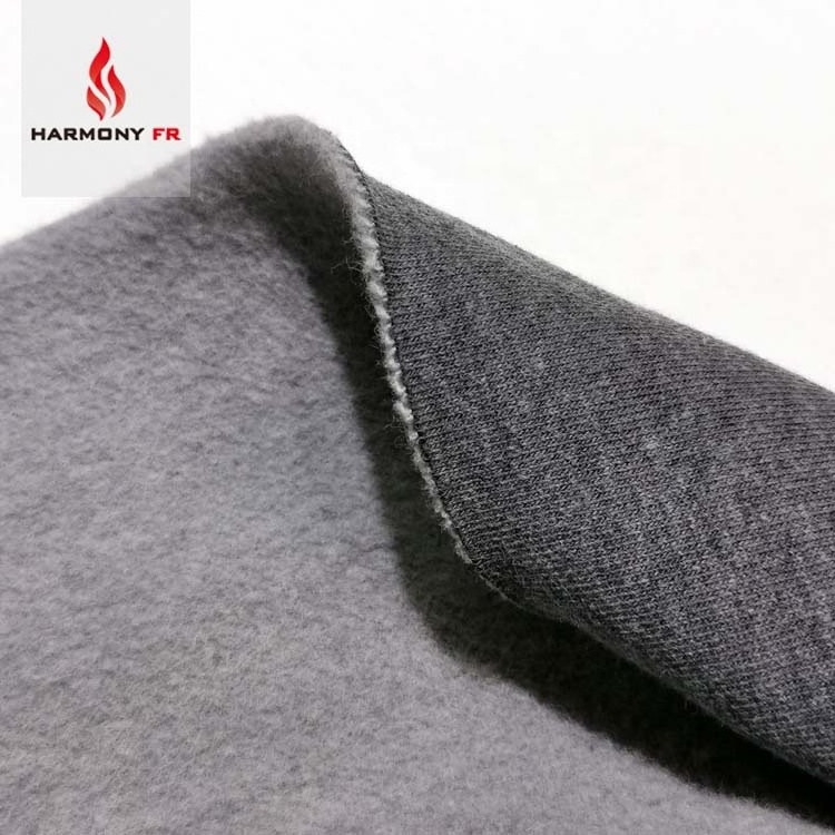 95% Cotton 5% Spandex Fire Proof Fleece Fabric For Hoodie