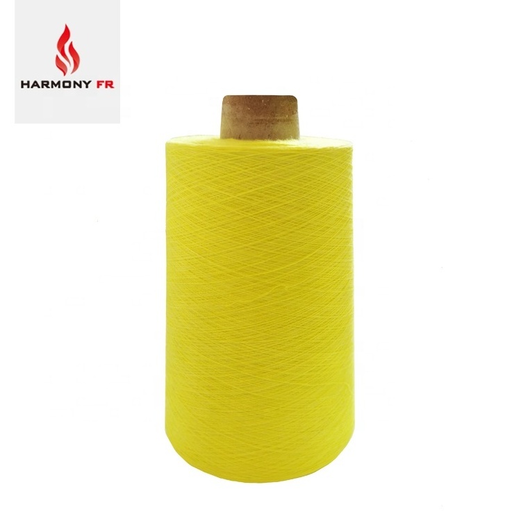 Safety Aramid Fiber Embroidery 100% Flame Retardant Fire Resistant Fireproof Sewing Flame Retardant Thread For Making FR Fabric