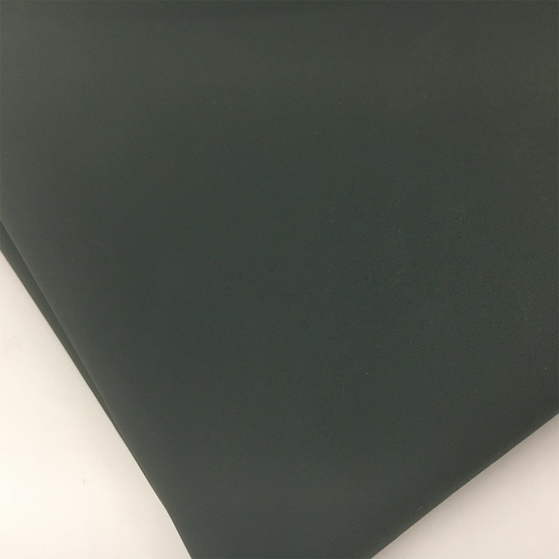 Manufacturer Supply Customized Flame Retardant Oil Resistant PU Coated Polyester PVC Black Water Proof Woven Fabric