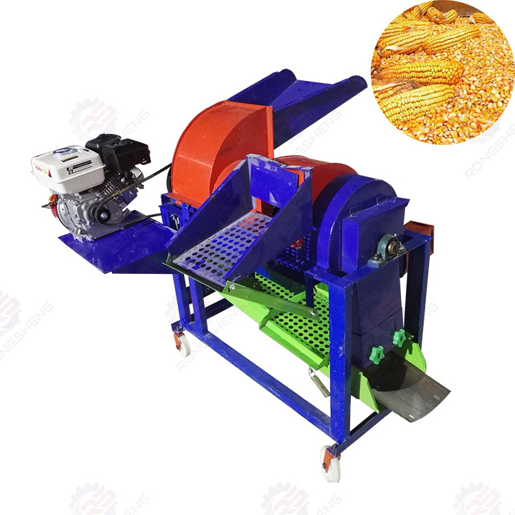 Multifunction Electric Small Portable Sorghum Soybean Multi Crop Paddy Rice Wheat Maize Peeler Corn Sheller Thresher Machine