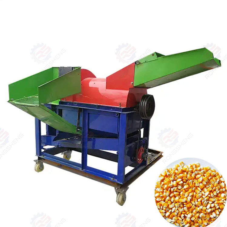 Multifunction Electric Small Portable Sorghum Soybean Multi Crop Paddy Rice Wheat Maize Peeler Corn Sheller Thresher Machine