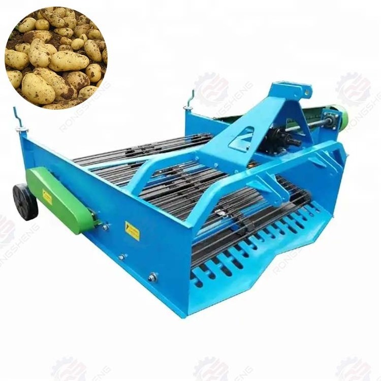 Agricultural machinery 2 row potato harvester machine Small potato digger with pto