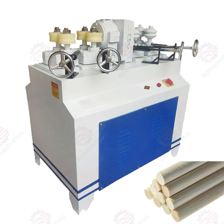 China Manufacture Automatic Broom Handle Dowel Making Machine Wood Round Rod Stick Machine Woodworking Machinery