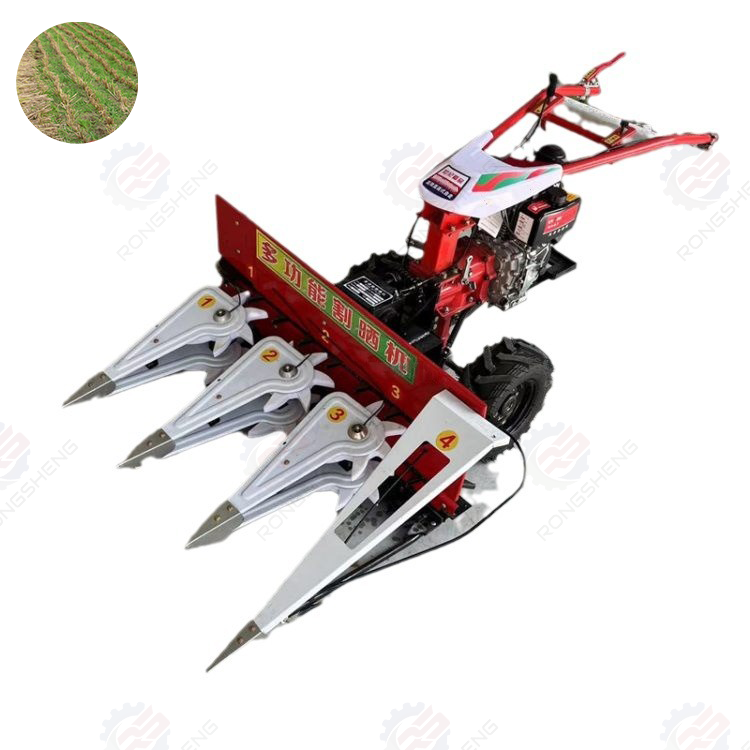 Multifunctional Self Propelled Barley Harvester Swather Sorghum Soybean Windrower Rape Harvester